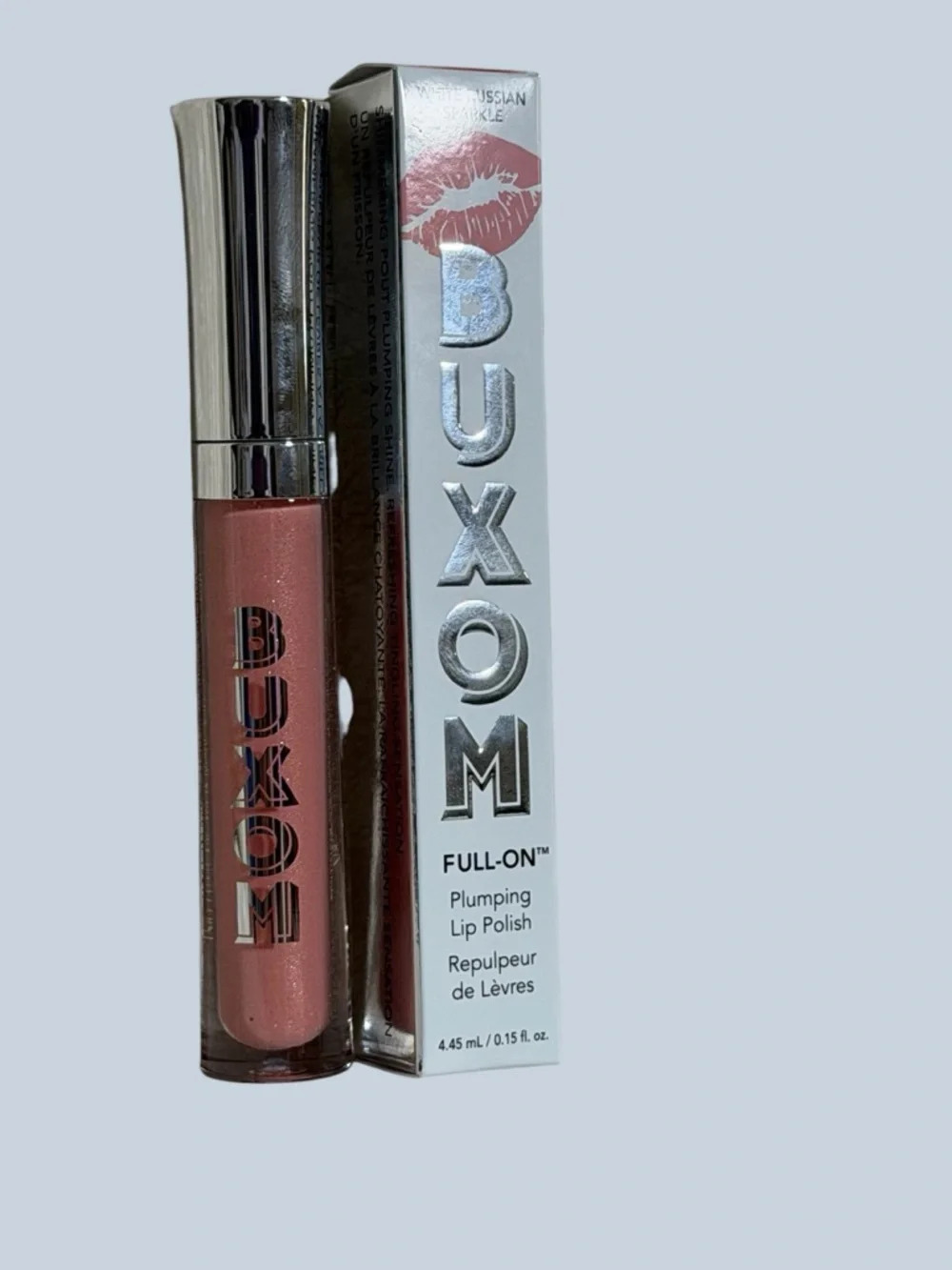 Buxom Full-On Plumping Lip Polish — White Russian Sparkle (Pink)